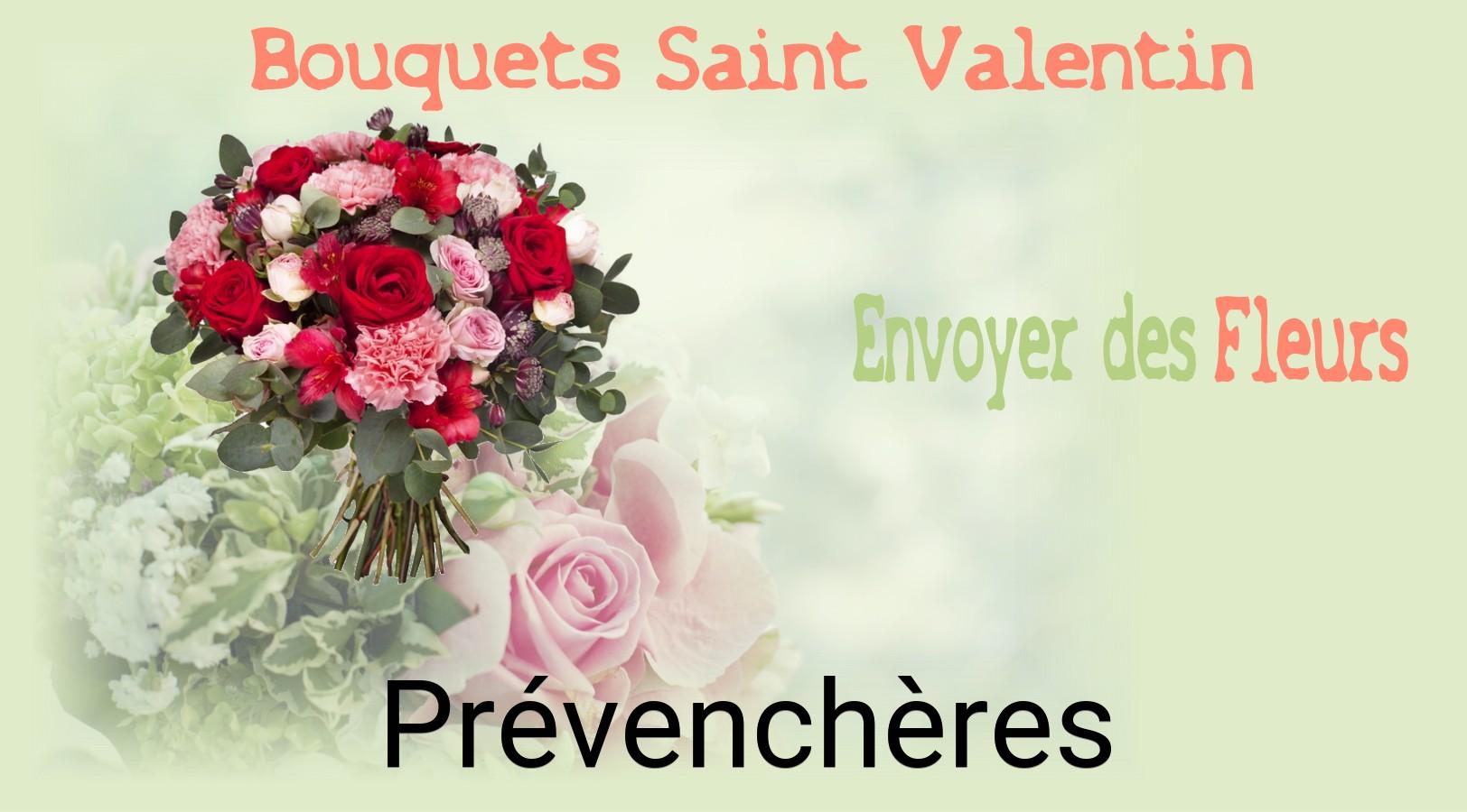 Roses de Saint-Valentin livrées à Prévenchères